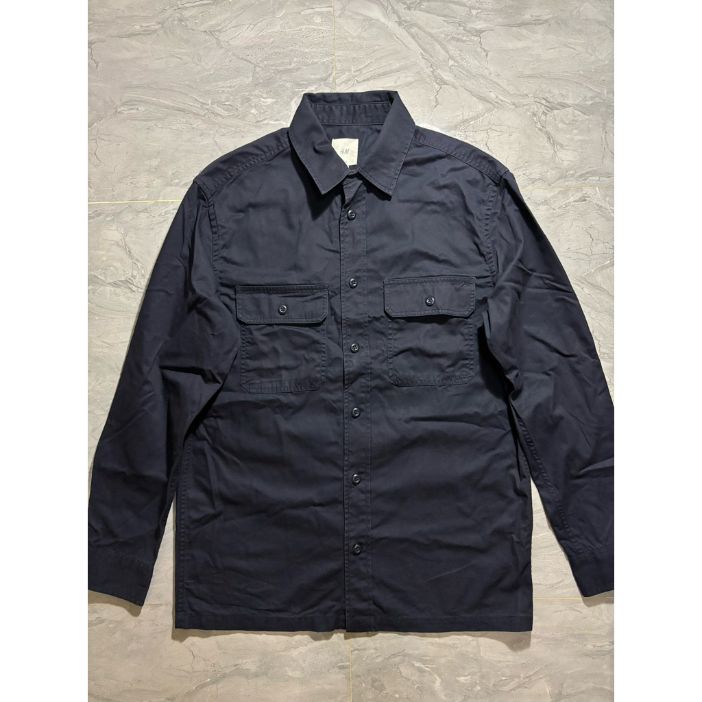 h&m twill jacket(bolenego)