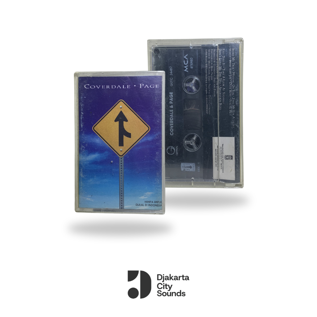 Kaset Pita David Coverdale & Jimmy Page - Coverdale/Page (Self Titled)