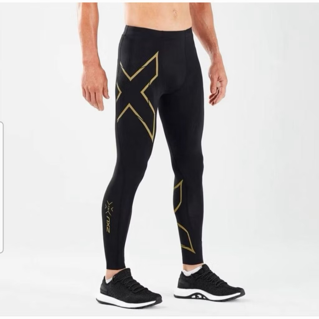READY NO BOX 2XU NEW Original SALE OUTLET KL Legging Men Core Compression Tight Multisport Black Sil