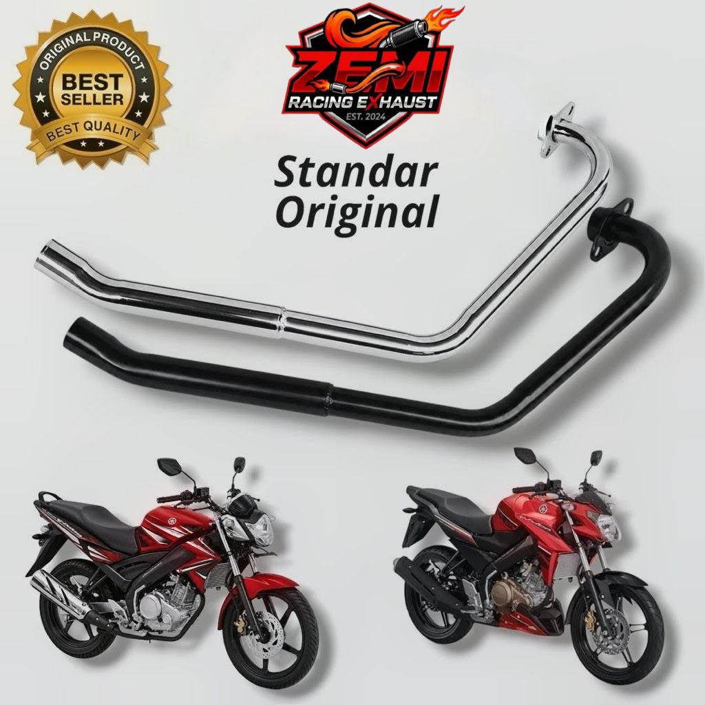 Leher Knalpot Standar Original Vixion Old / New R15 Old / New Xabre Leheran Knalpot Vixion R15 dll