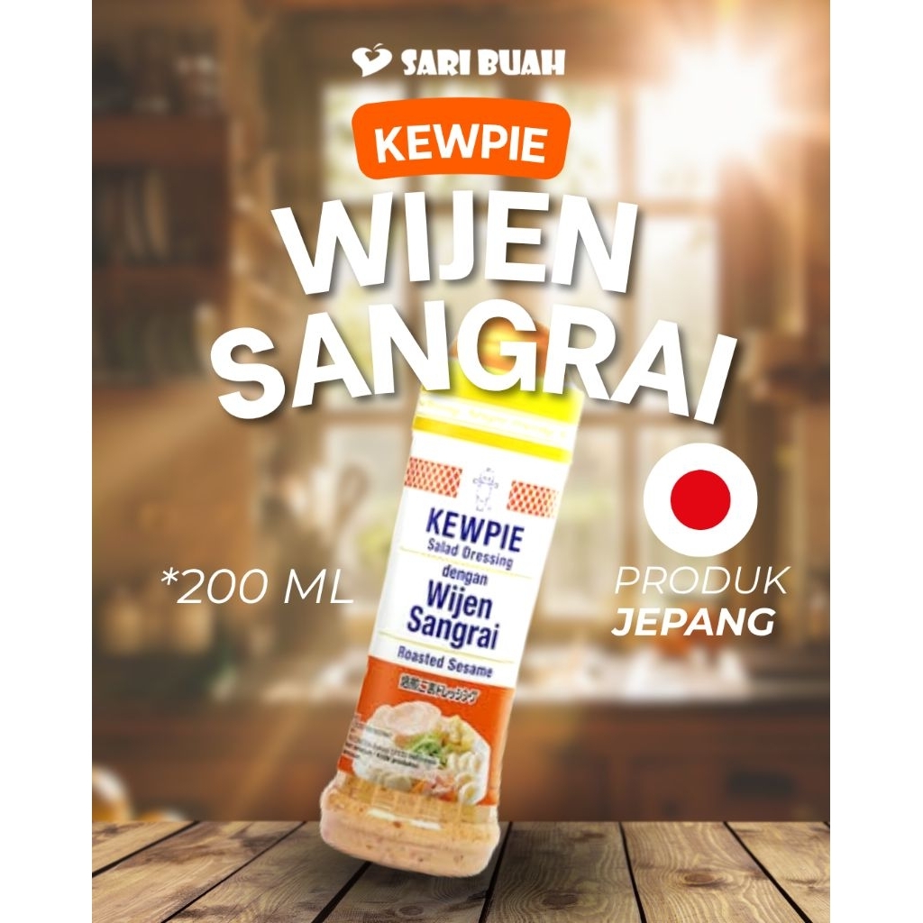 Kewpie Salad Dressing Wijen Sangrai 200 ml / Salad Dressing Jepang / Salad Dressing Serbaguna