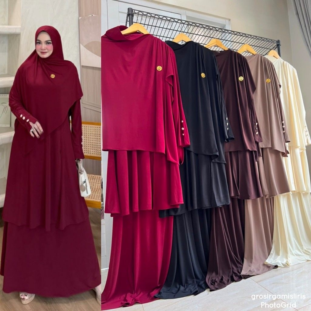 Set Rok Tunik Khiban Kanza dress by Poppi