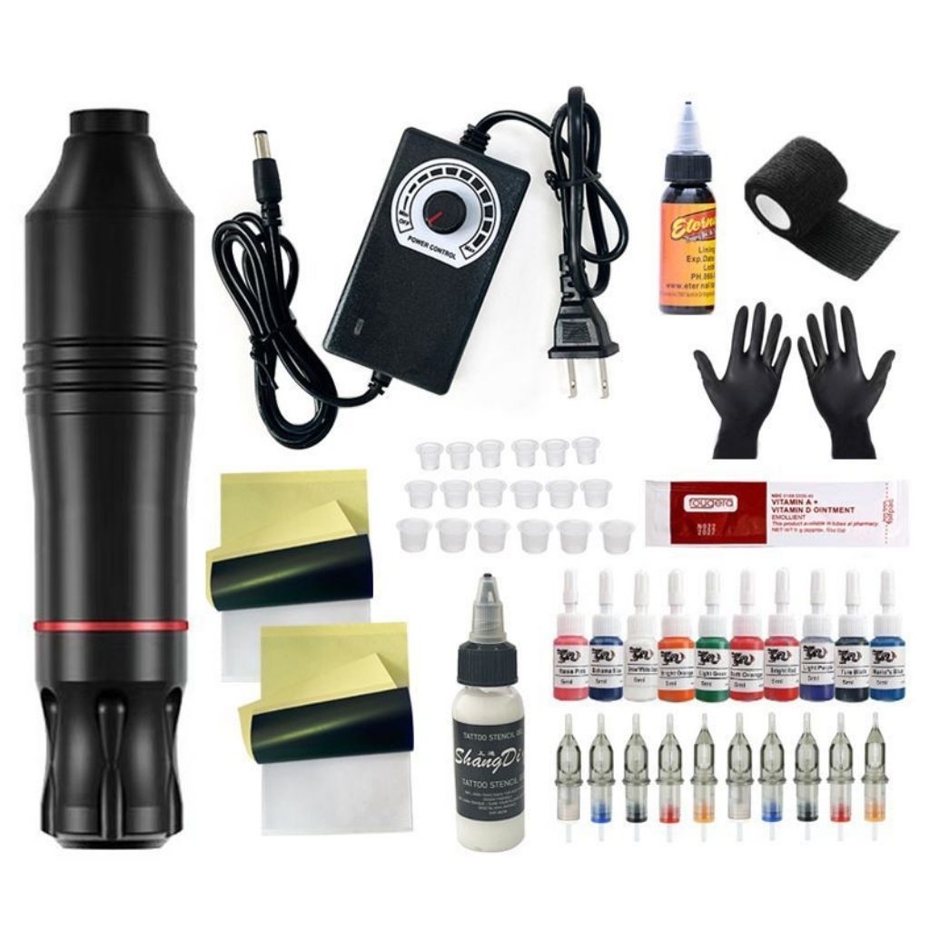 Mesin Tatto Set Full Alat Tatto Lengkap merk Shangdi Termurah di Shopee