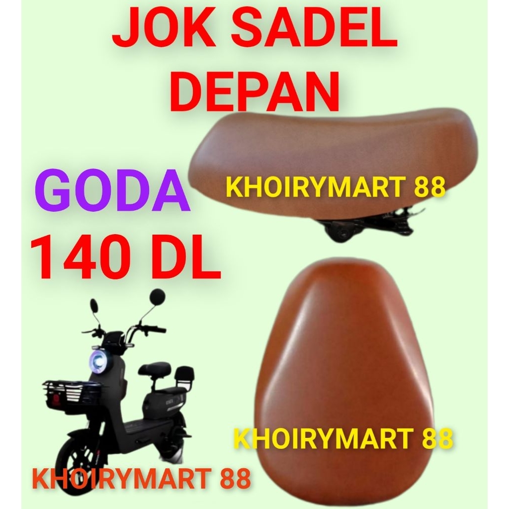 jok sadel depan goda 140 dl jok sadel depan sepeda listrik goda 140 dl