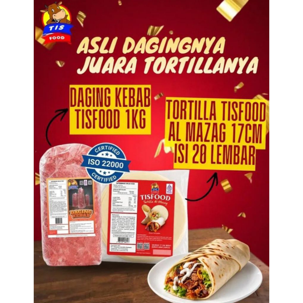 TISFOOD DAGING KEBAB 1KG