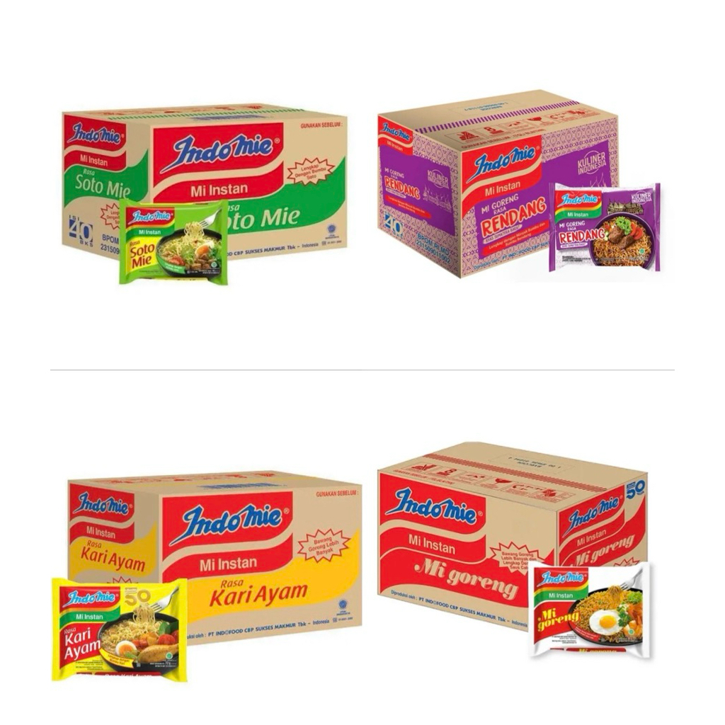 Indomie 1 Dus 40 Pcs Mix Rasa