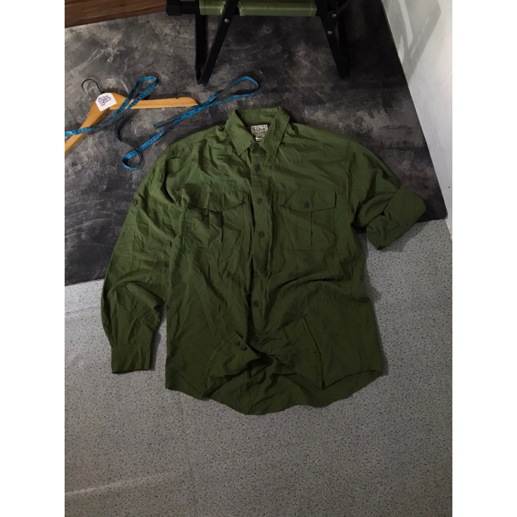 kemeja outdoor LL.Bean bekas second
