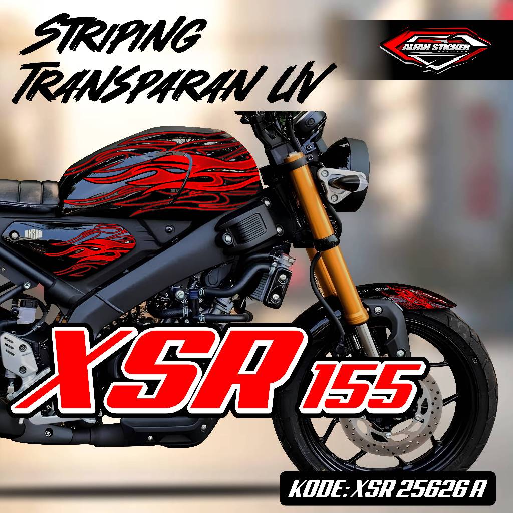 XSR A - STIKER TRANSPARAN UV XSR 155