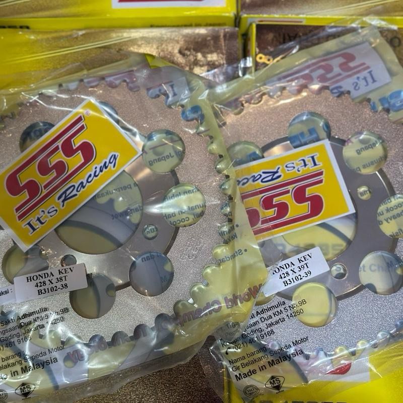 GEAR BELAKANG SSS HONDA KEV 428 37 38 39