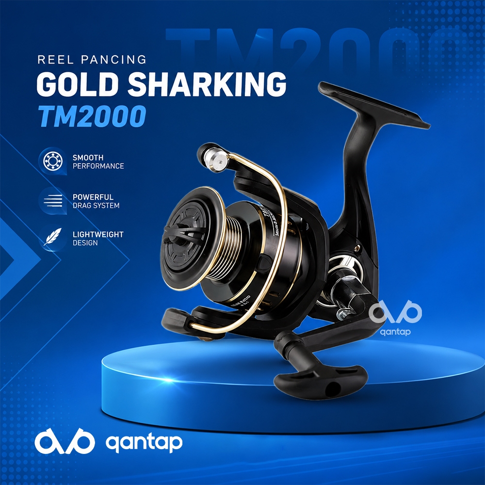 Qantap Fishing Reel Pancing Full Besi Metal Saltwater Besi 30kg Reel Gulungan Pancing Murah