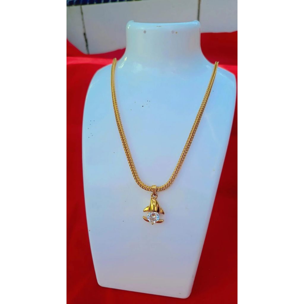 kalung titanium asli kait s