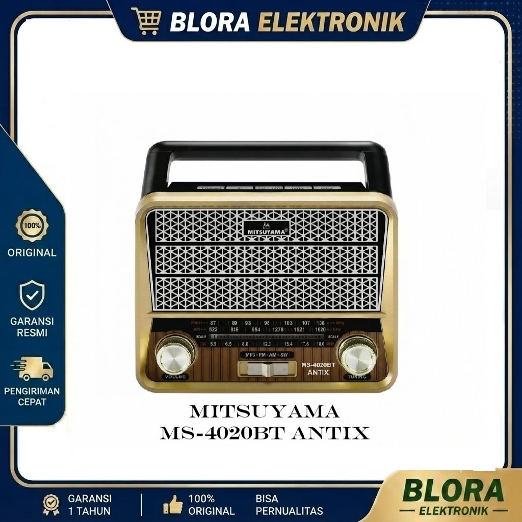 RADIO SENTER PORTABLE MITSUYAMA MS-4020BT ANTIX
