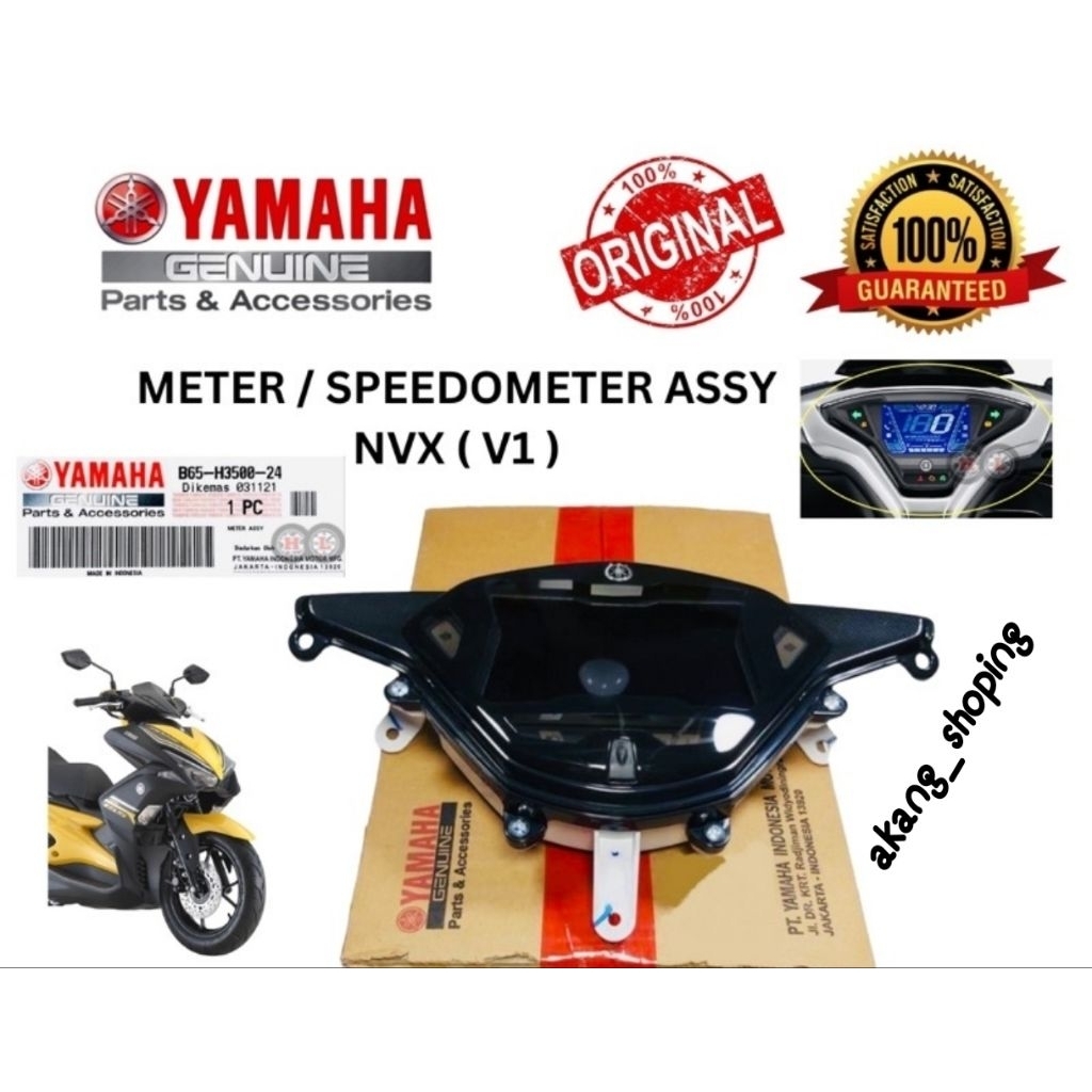 Speedometer Aerox Tahun 2017+2019 Kunci Keyless/Remote (B65-H3500-24)