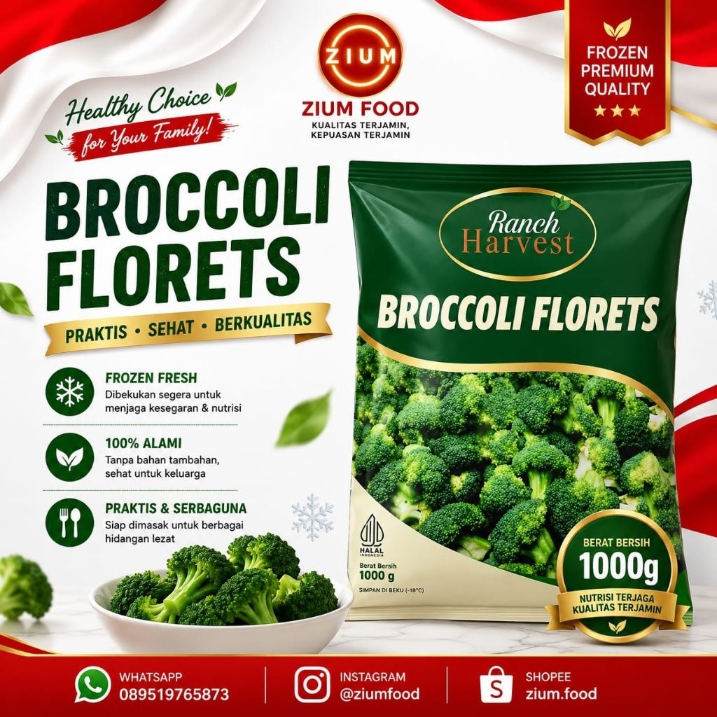 Harvest Ranch Brokoli 1kg