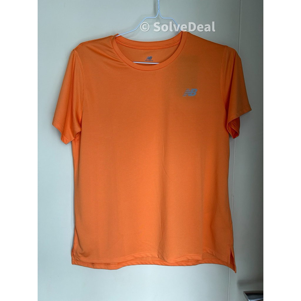 Kaos New Balance Sport Essentials Womens T Shirt Orange Kaos Wanita Original