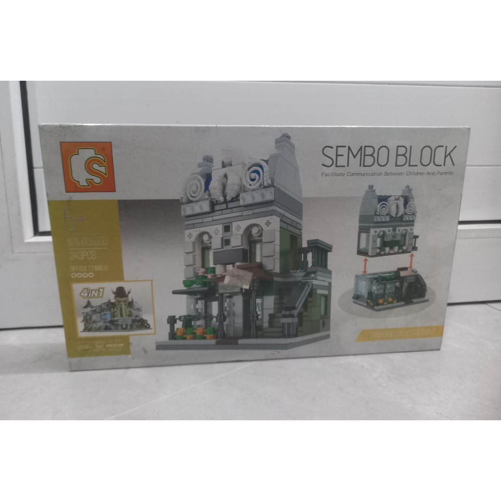 Sembo Block Mini Parisian 4 in 1 (Lego Bangunan)