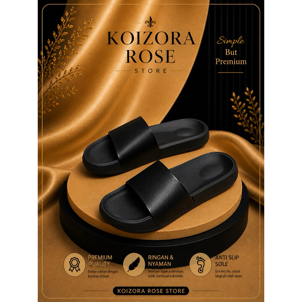 PROMO Sandal Selop Polos Slip On,Sandal Upper Tanpa Lem