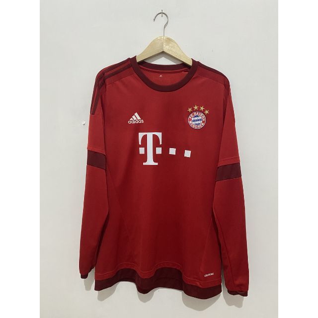 Jersey Adidas Original Bayern Munchen Home 2015/2016 Long Sleeves Robben Size XL