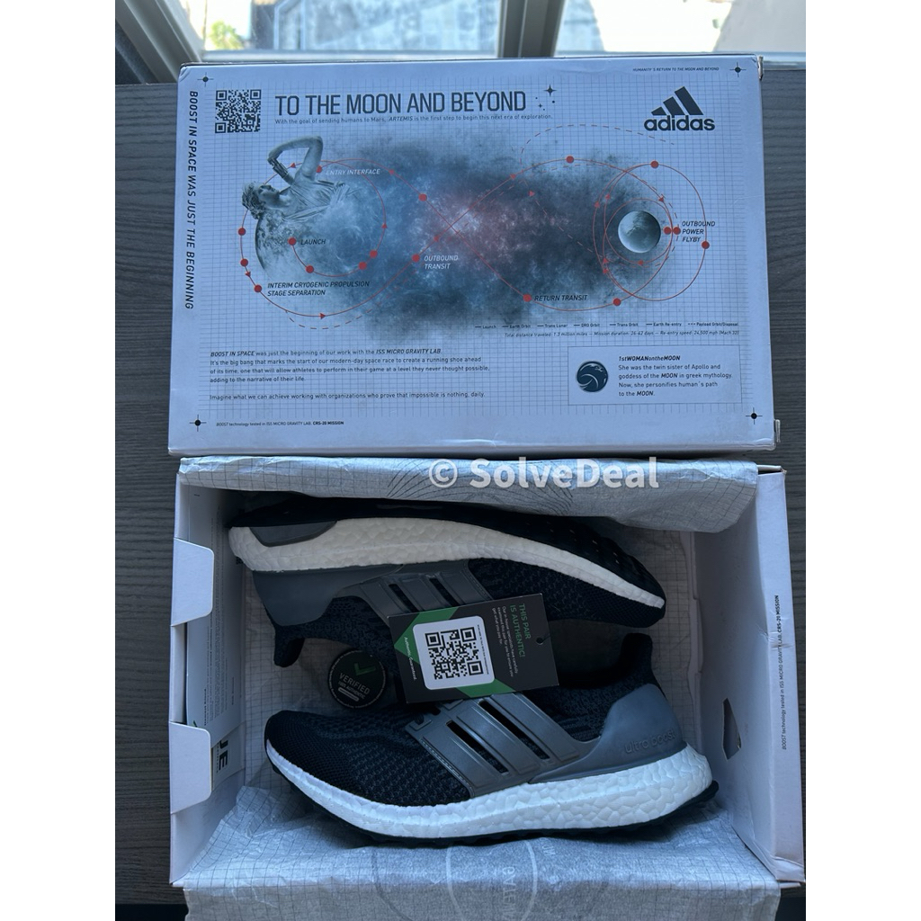 Sepatu Adidas Ultraboost 5.0 DNA Nasa Black Carbon Sepatu Running