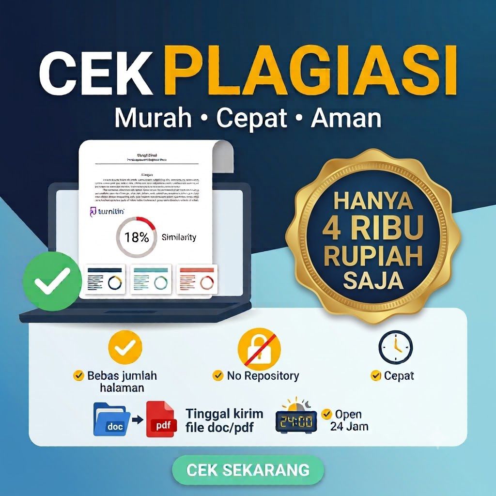 JASA CEK PLAGIASI 24 JAM | PLAGIARISME | PLAGIAT | TURNITIN CEPAT MURAH