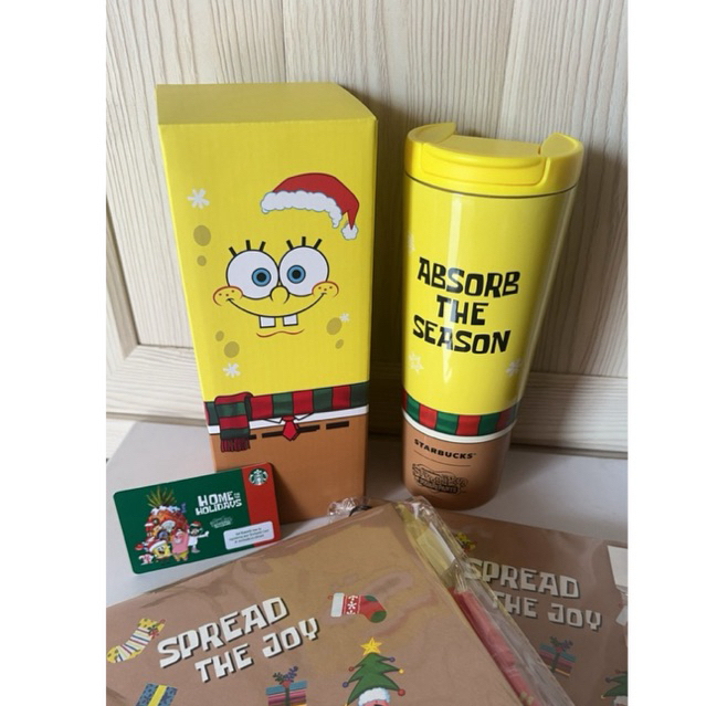 Starbucks x SpongeBob SquarePants "Absorb the Season" Limited edition Tumbler