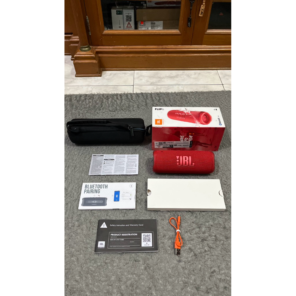 JBL Flip 6 Original Fullset Red