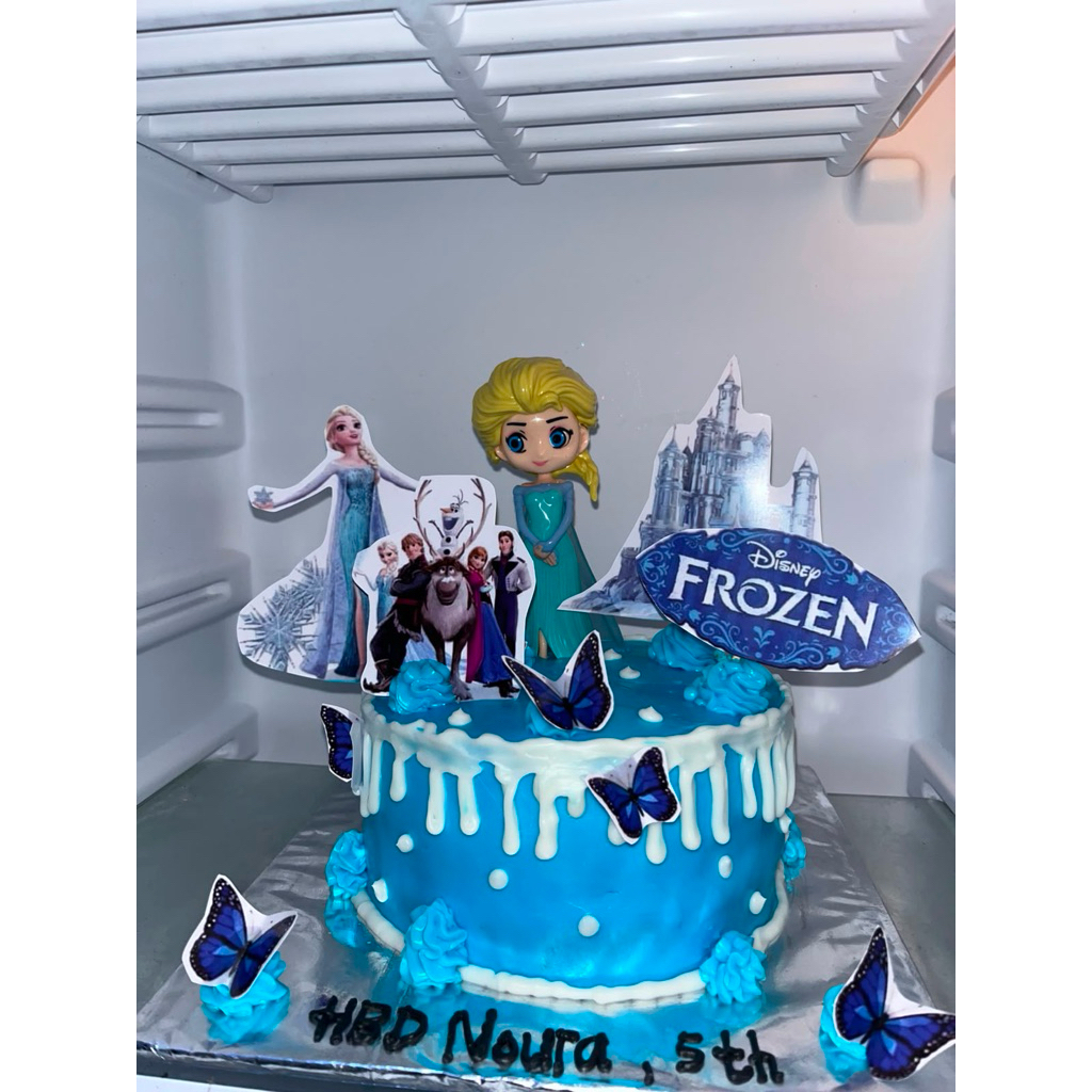 cake ulang tahun frozen/ cake ulang tahun frozen premium /cake ulang tahun murah premium