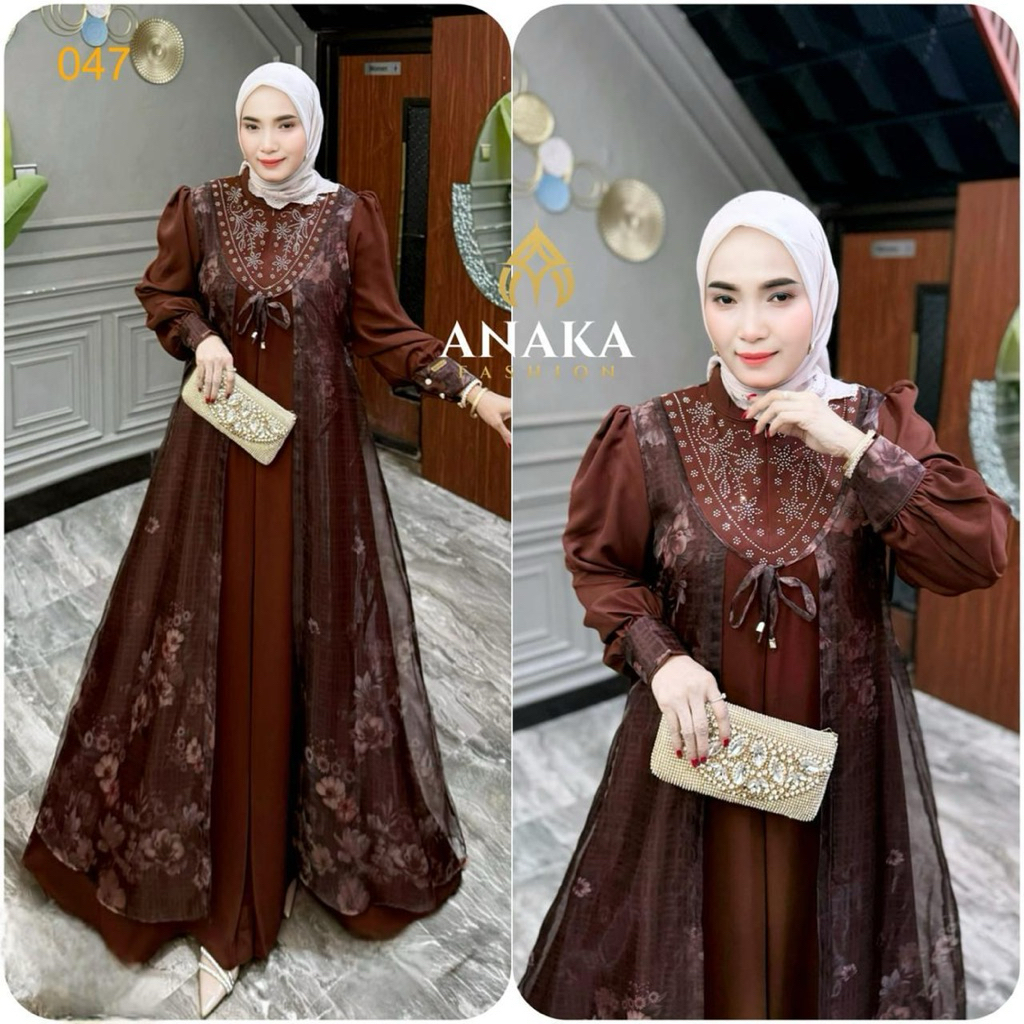 GAMIS SET HIJAB AURA DRESS TERBARU