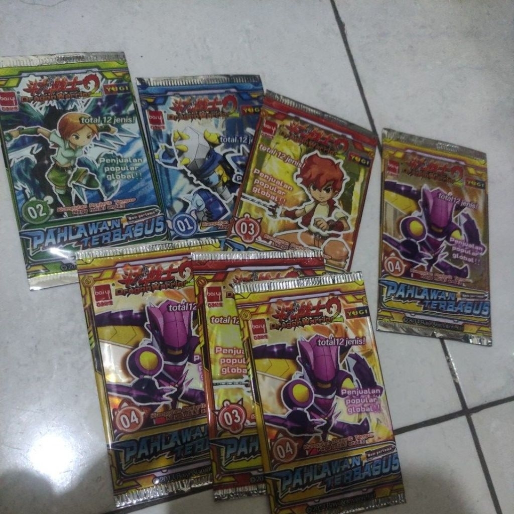 Mainan Kartu Puzzle Dragon Warrior / Kartu Pahlawan Terbagus
