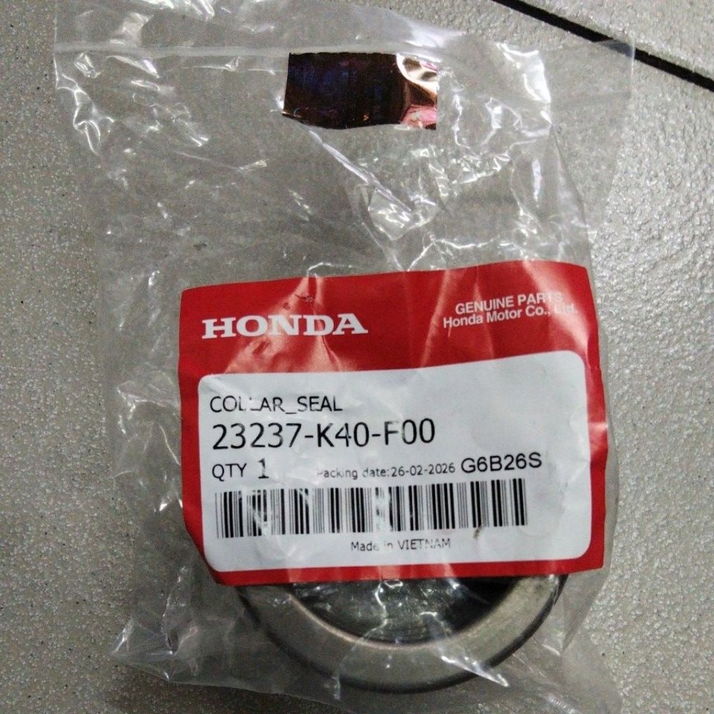 23237K40F00 – COLLAR SEAL, CORONG PULLY ADV 160, PCX 160, SH150i ORI AHM