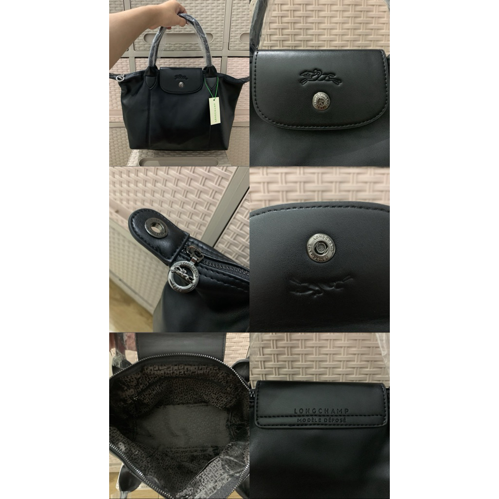 LC CUIR MEDIUM BLACK FULL LEATHER / TAS LC FULL LEATHER / TAS WANITA / FASHION WANITA / TAS BAHU WAN