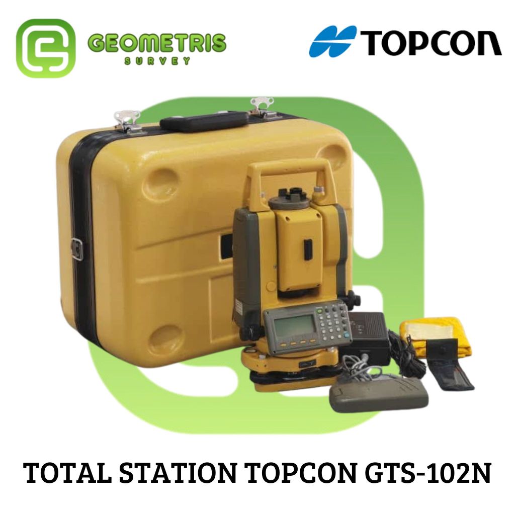 Total Station Topcon GTS-102 N Bekas / Topcon GTS 102 / Topcon GTS102 / GTS 102N / GTS102N