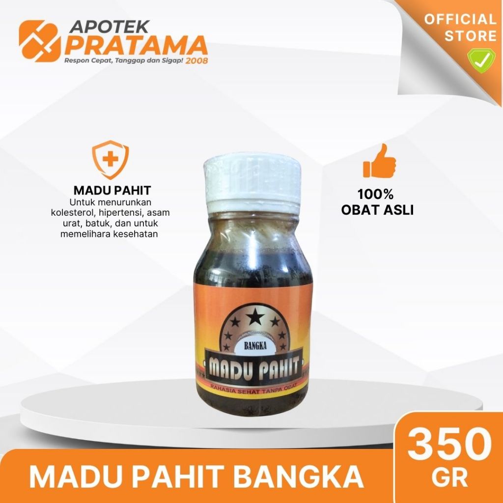 MADU PAHIT BANGKA 350GR / Madu Pahit Hitam Bangka
