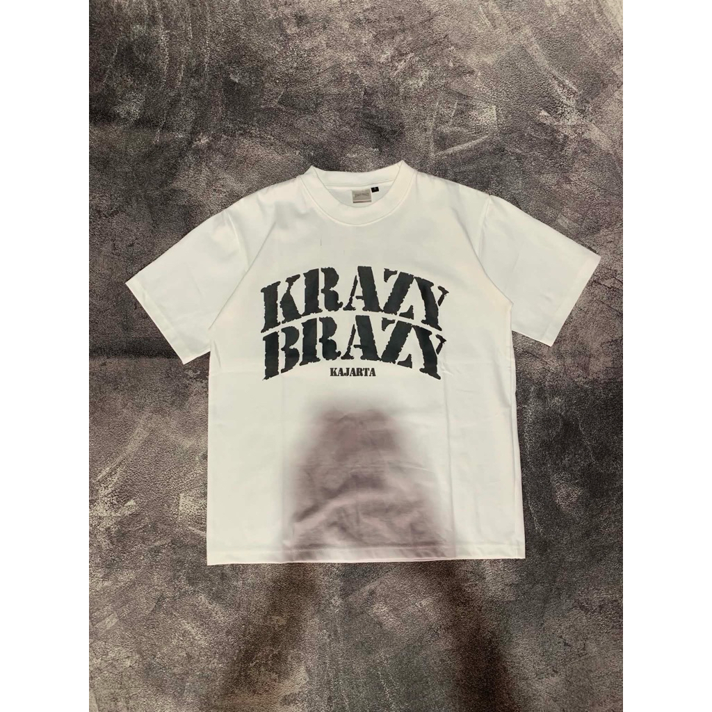 [100% ORIGINAL] T-SHIRT KRAZY BRAZY (L)