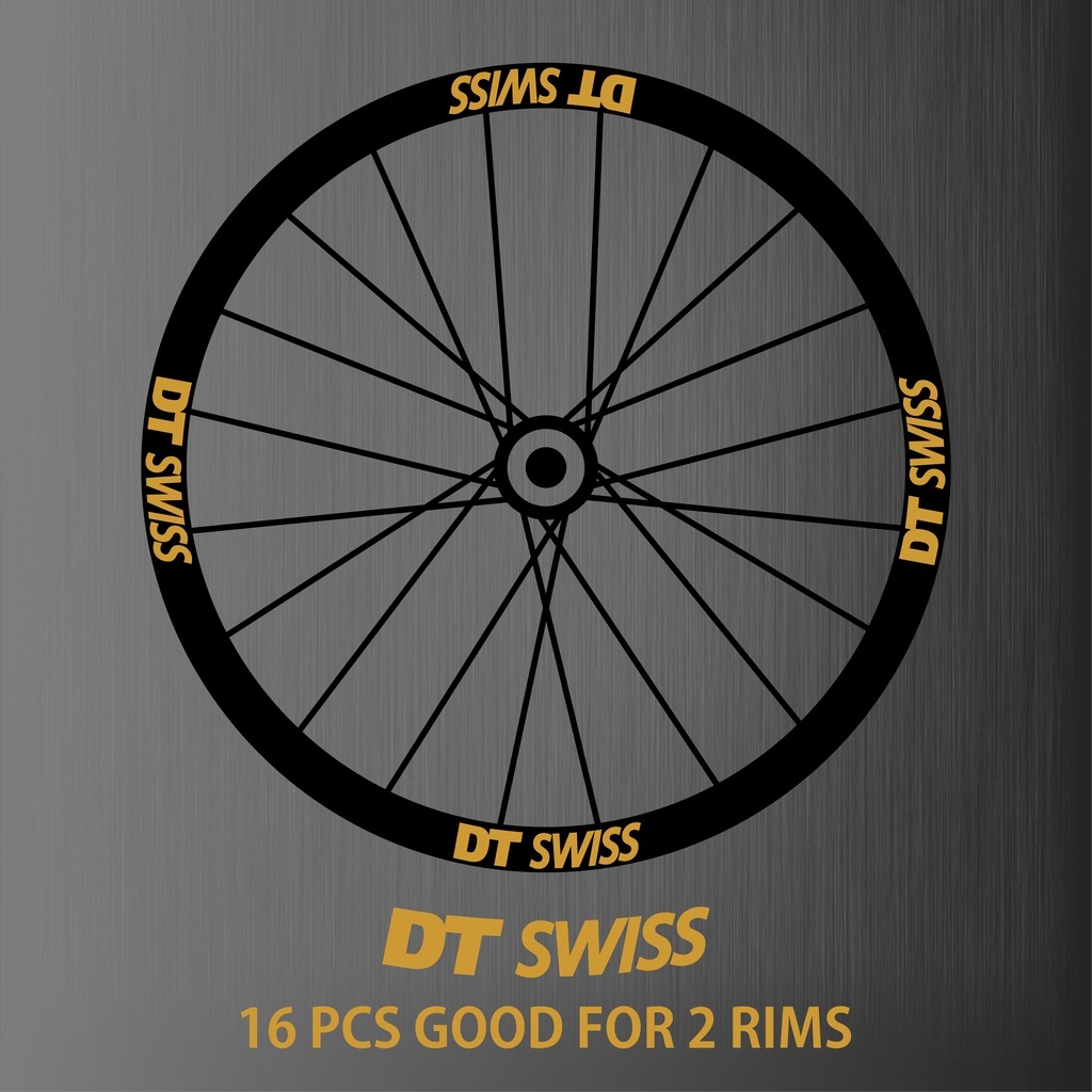 Sticker Cutting Rims Sepeda DTSWISS 2cm, Rims 20 26, 27,5 700cc