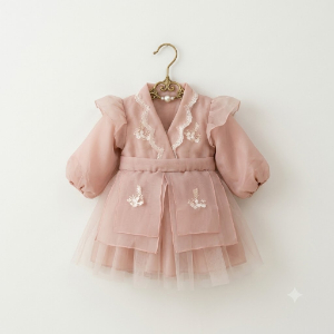 Lequince - Gaun Pesta Anak Perempuan/Baju Anak Korea Style/Dress Ulang Tahun Anak