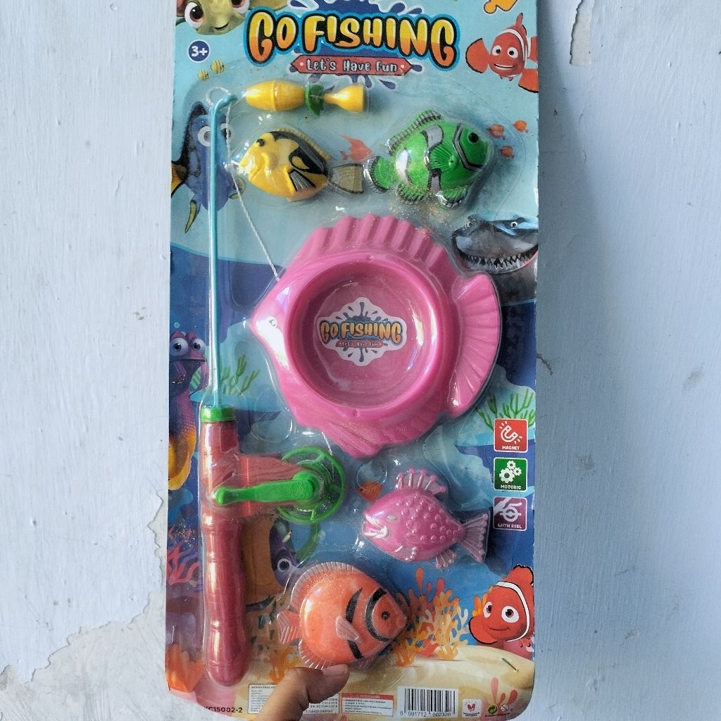 Mainan Pancing Ikan Nemo Saring Kepiting