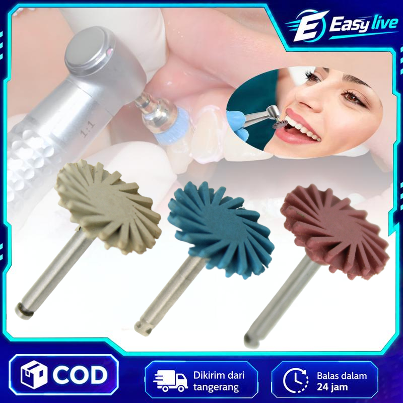 Dental Bur Diacomp Soflex Twist Alat Poles Gigi Komposit Untuk Polishing Veneer Gigi