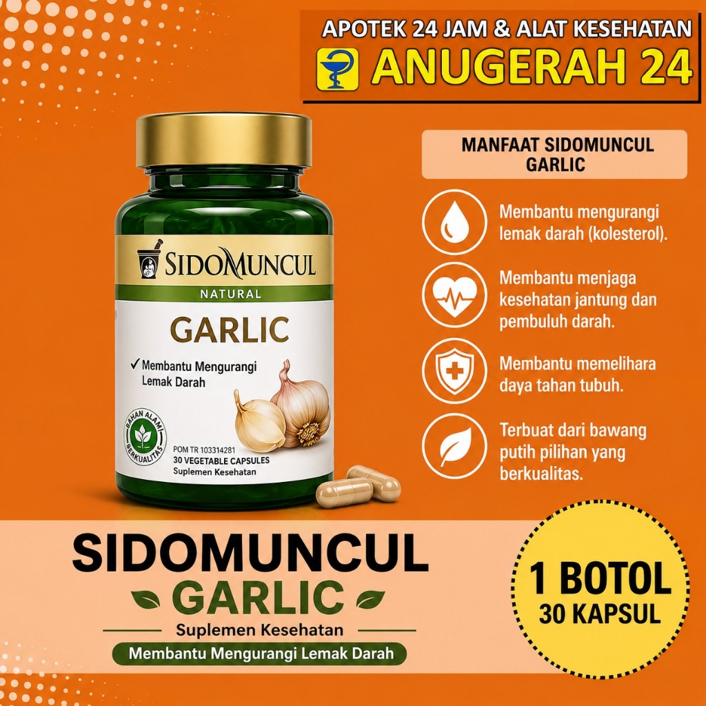 Sidomuncul Garlic 30 KAPSUL