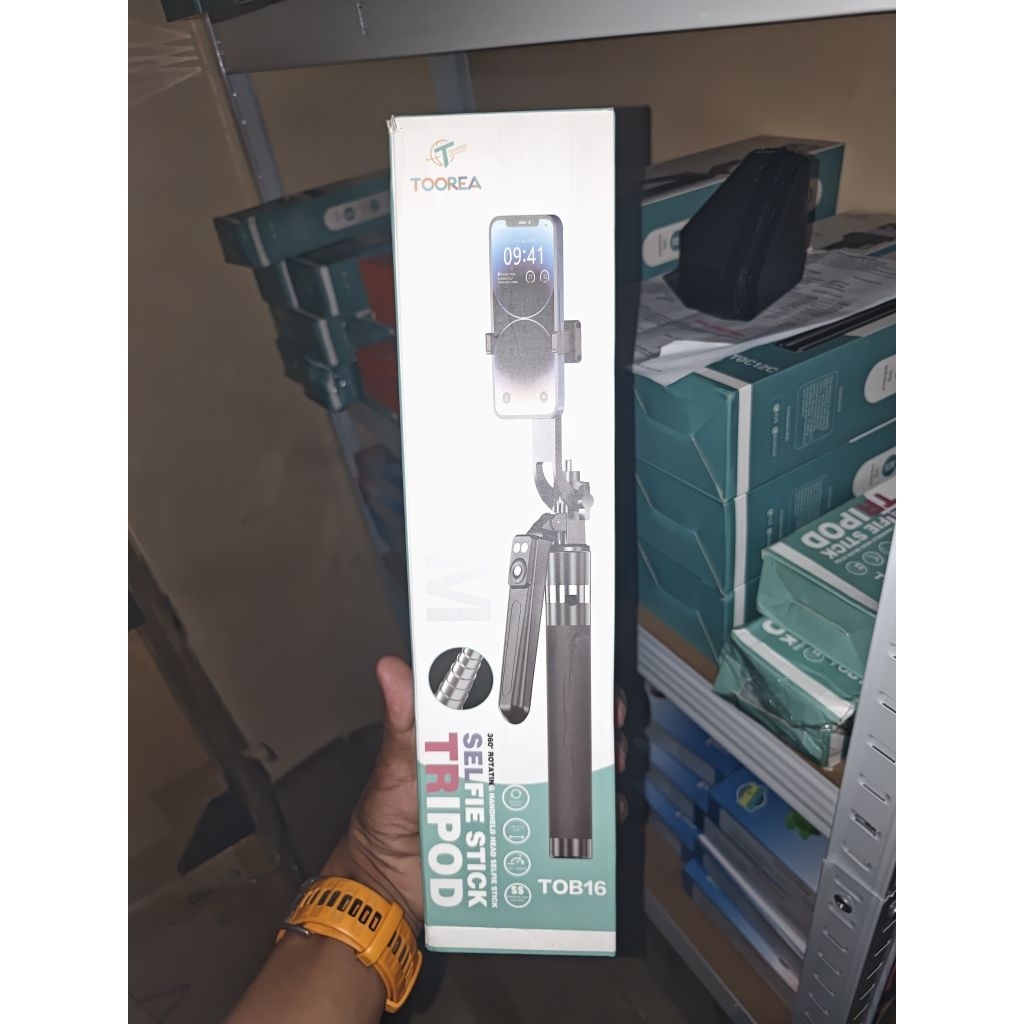 Tripod TOOREA TOB16 Adjustable Stand HP & Kamera Portable Universal untuk Live Streaming, Vlog, TikT