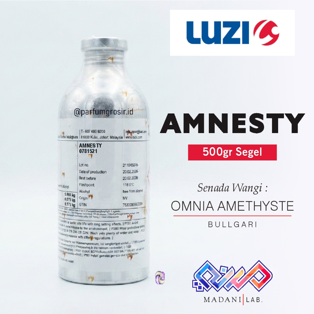 AMNESTY | Senada Parfum Omnia Amethyste dari Luzi | 500gr Segel