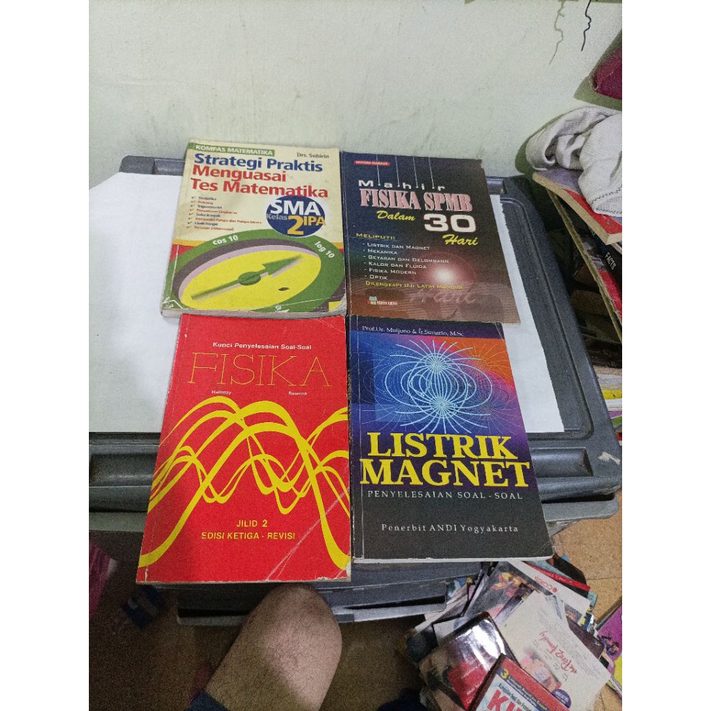buku listrik magnet penyelesaian soal-soal, kunci penyelesaian soal-soal fisika jilid 2, Mahir fisik