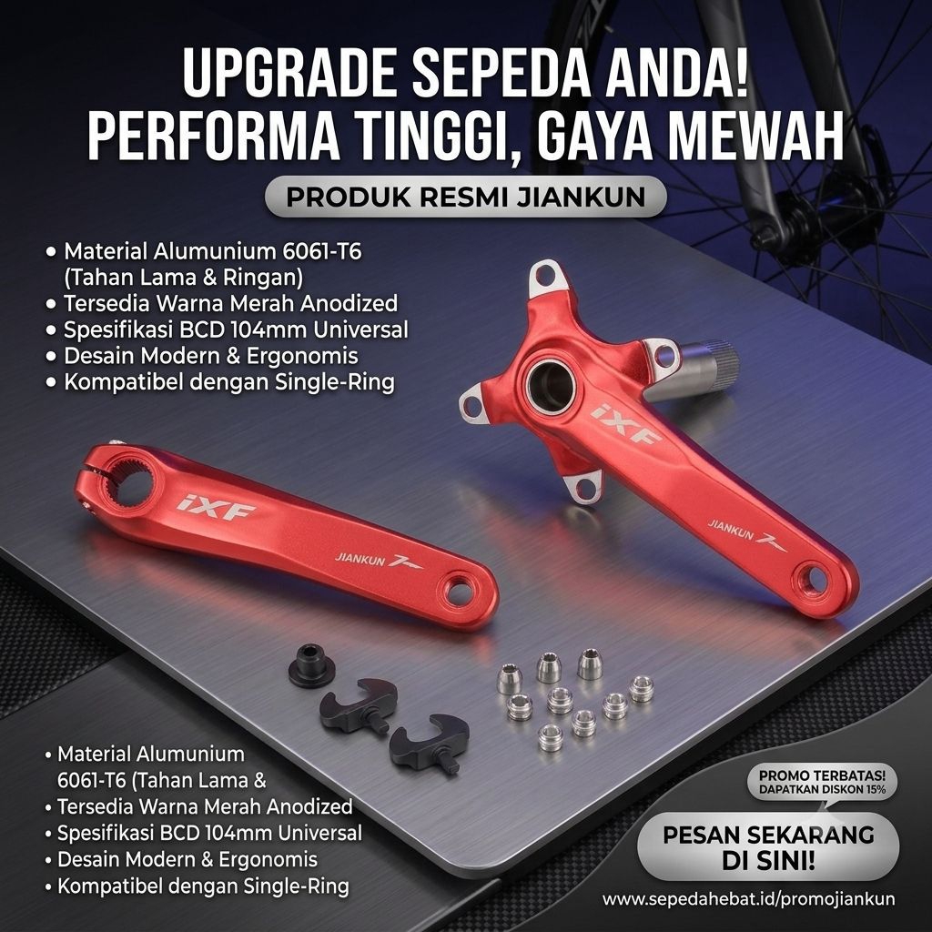 Crank HT2 IXF Merah
