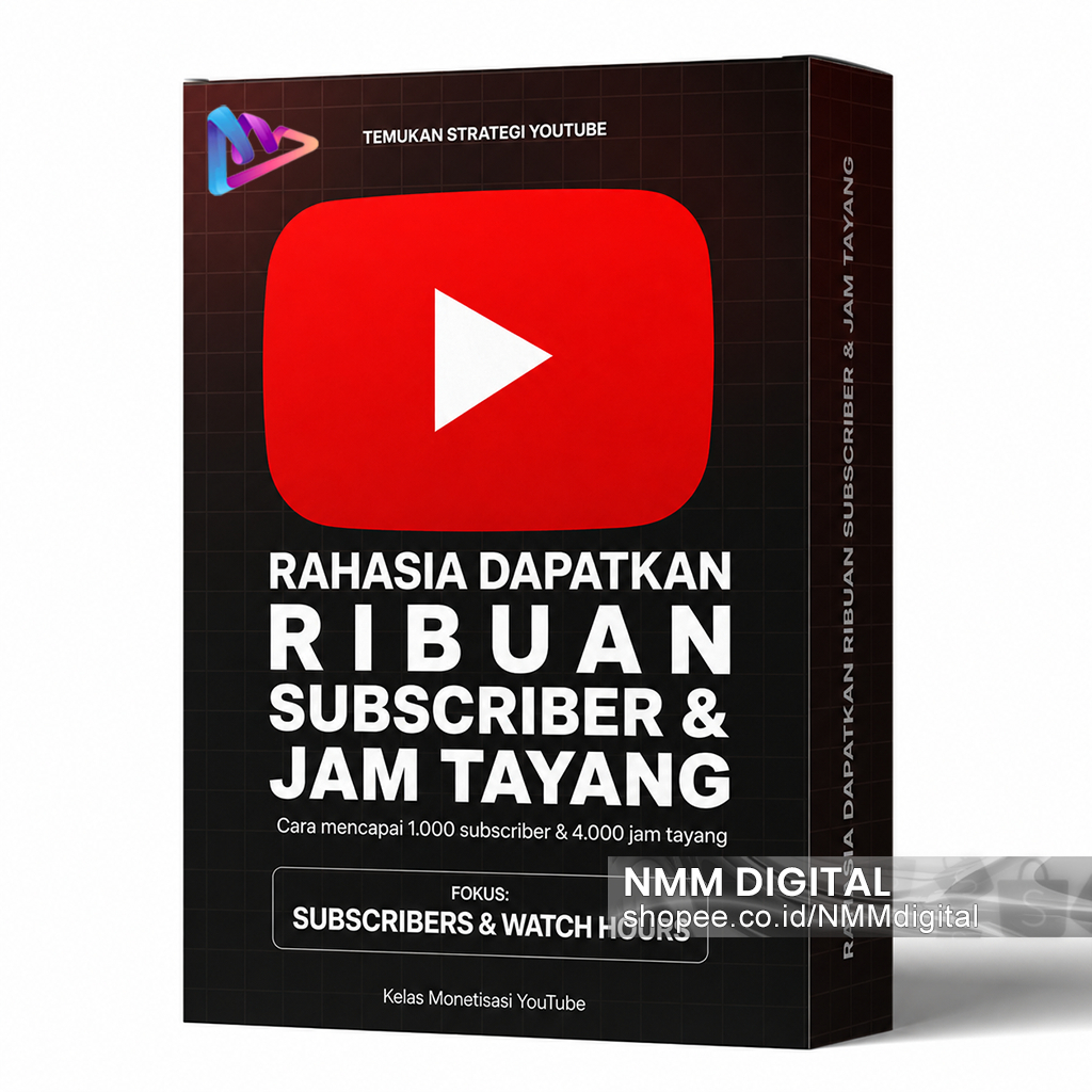 ECOURSE - BELAJAR YOUTUBE - RAHASIA Mendapatkan 1000. 4000 JAM TAYANG dengan CEPAT TRIK 4000 JT YOUT