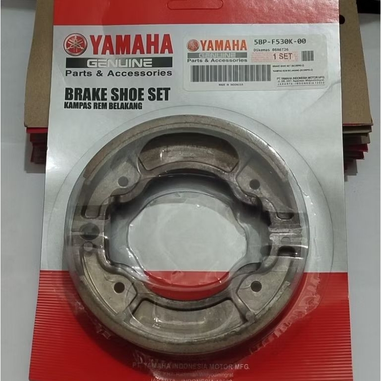 Kampas Rem Belakang Yamaha Rx-King RXK RXking Scorpio Vixion Byson RXZ Kode Part 5BP-F530K-00
