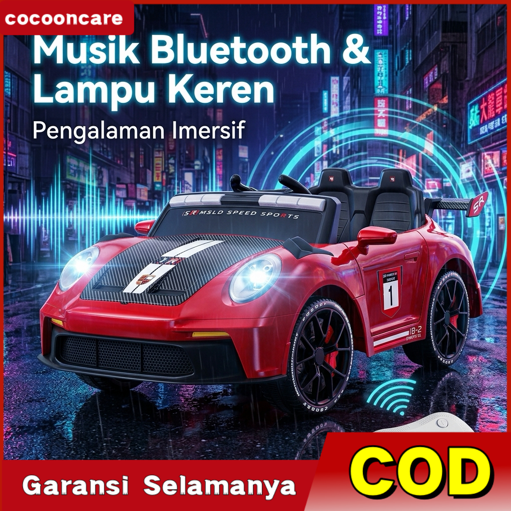 Mainan Mobil Aki anak Sedan musik lampu . mobil aki anak murah DISTRIBUTOR LANGSUNG