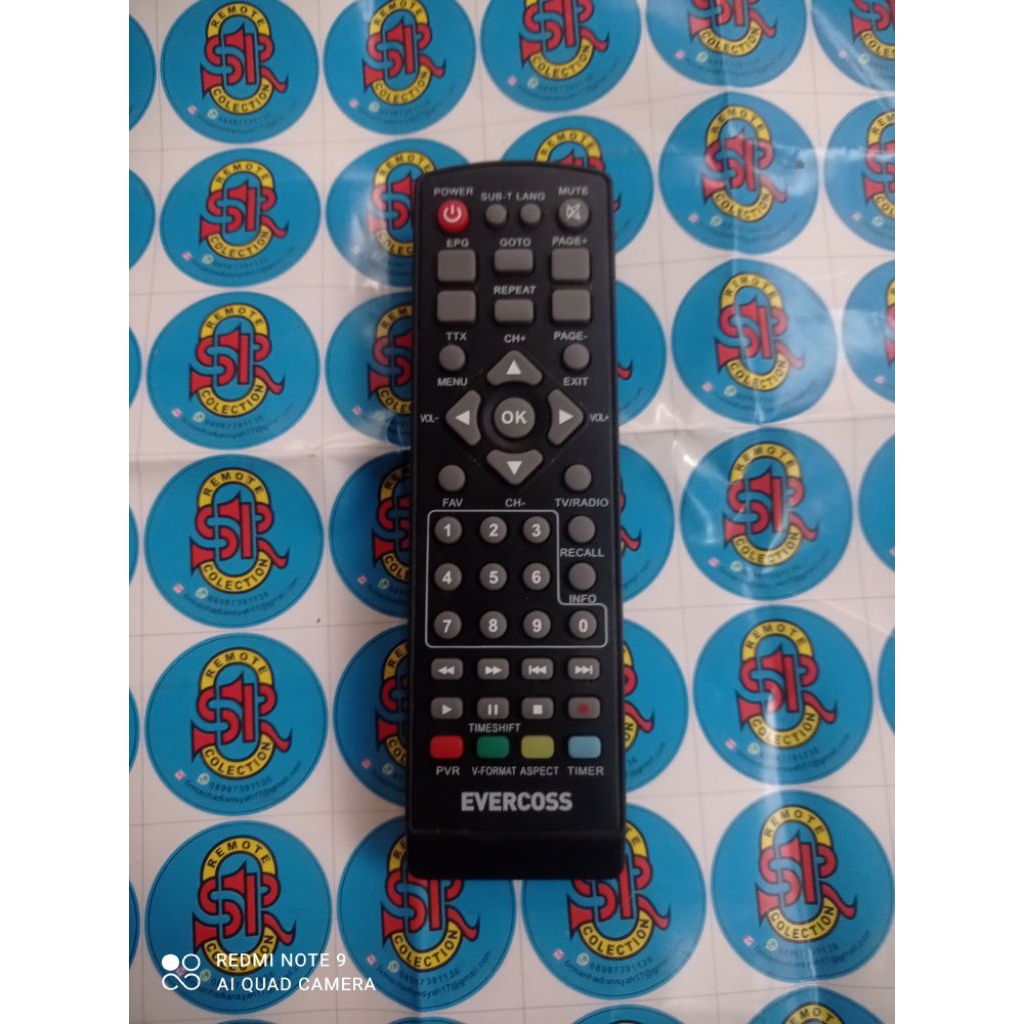 Remote set top box STB evercoss