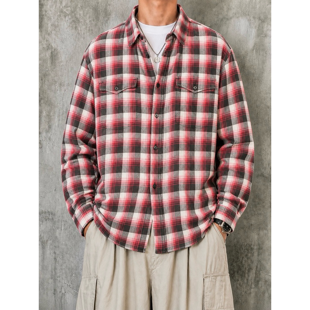 Back Number Flannel Shirt size S