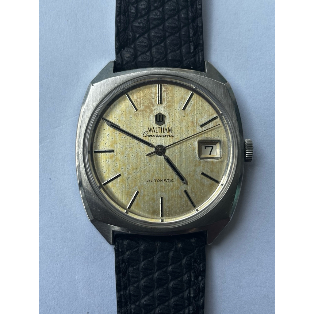 Jam Tangan Vintage th 1970 WALTHAM AMERICANA AUTOMATIC Kondisi bagus dan Normal