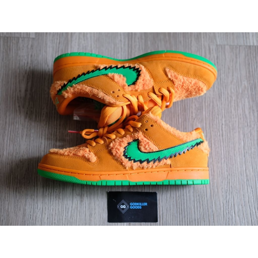 SB Dunk Low QS Grateful Dead Orange Bear Kickwho